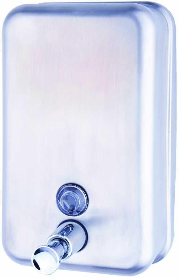 Bauboss 1100 ml. Dikey Sıvı Sabun Dispenseri (304 Kalite Paslanmaz Çelik)